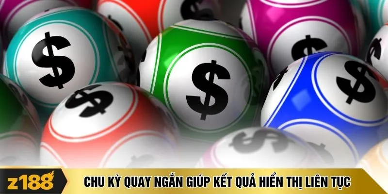 Chu kỳ quay ngắn giúp kết quả hiển thị liên tục