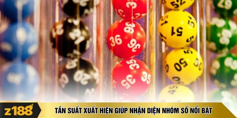 Tần suất xuất hiện giúp nhận diện nhóm số nổi bật